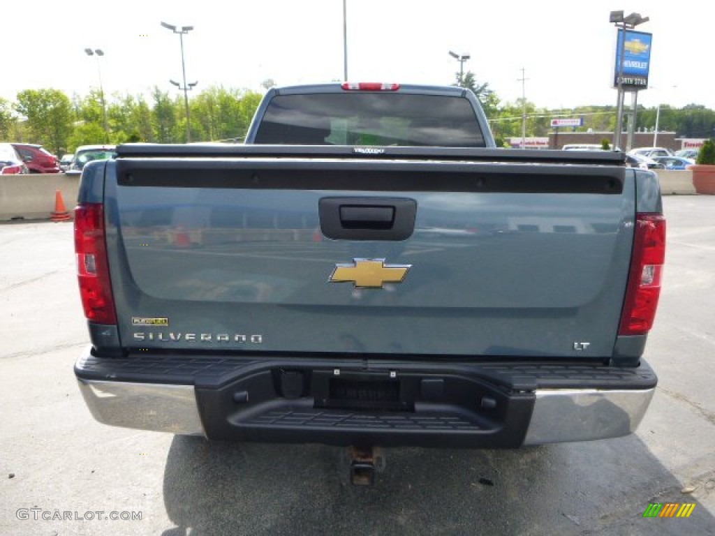 2009 Silverado 1500 LT Extended Cab 4x4 - Blue Granite Metallic / Ebony photo #4