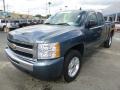 2009 Blue Granite Metallic Chevrolet Silverado 1500 LT Extended Cab 4x4  photo #6