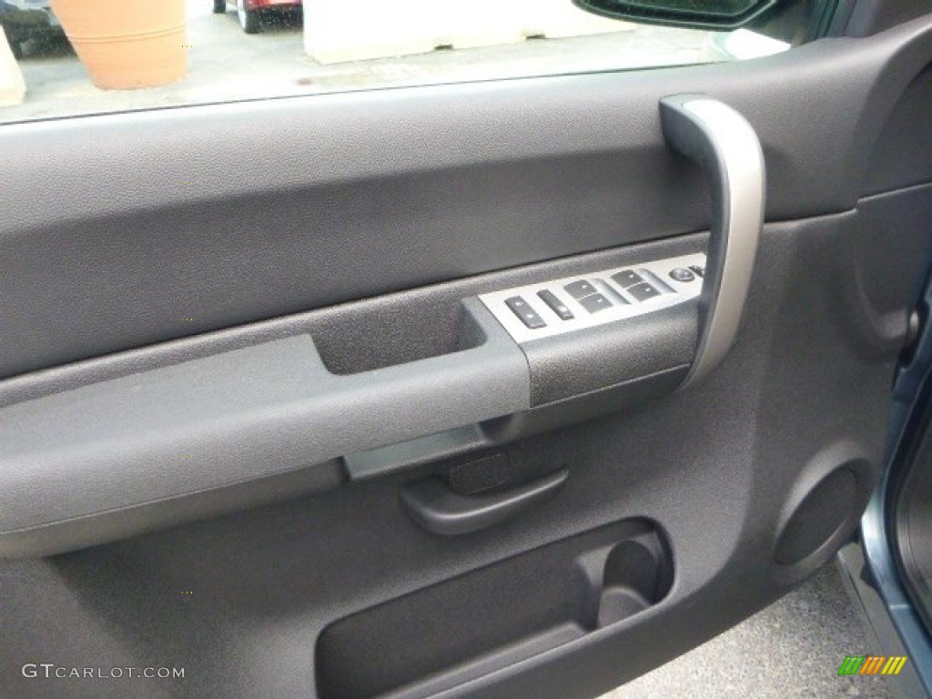 2009 Silverado 1500 LT Extended Cab 4x4 - Blue Granite Metallic / Ebony photo #13