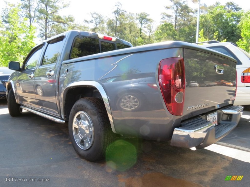 2008 Canyon SLE Crew Cab - Dark Steel Gray Metallic / Ebony photo #2