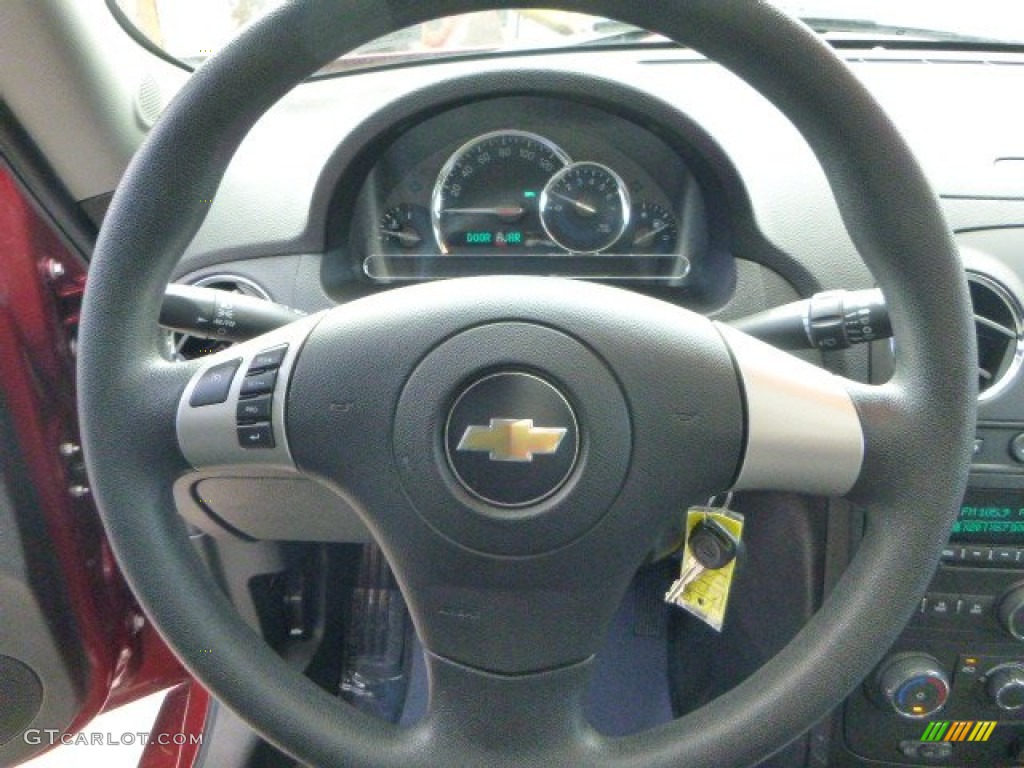 2009 Chevrolet HHR LT Ebony Steering Wheel Photo #80977103