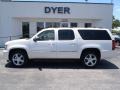 2013 White Diamond Tricoat Chevrolet Suburban LTZ  photo #3