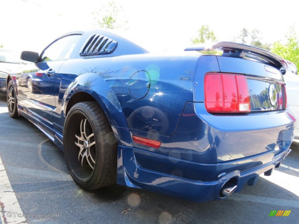 2007 Mustang GT Premium Coupe - Vista Blue Metallic / Dark Charcoal photo #2