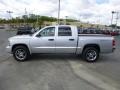 Bright Silver Metallic 2008 Dodge Dakota Sport Crew Cab 4x4 Exterior