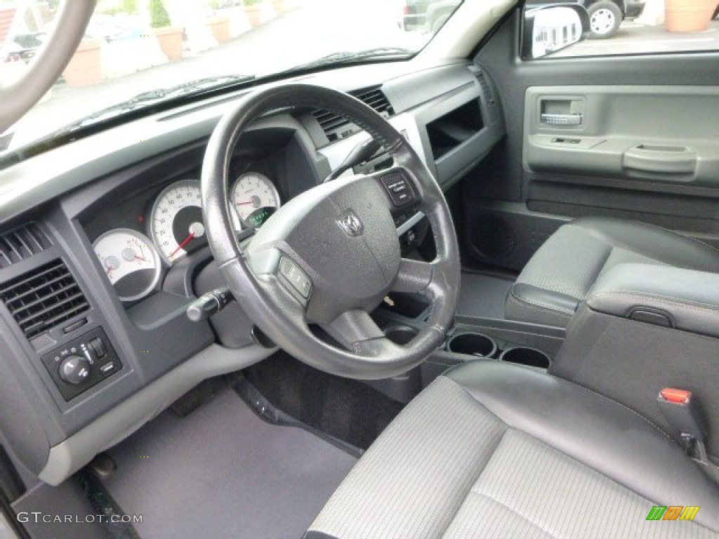 Dark Slate Gray/Medium Slate Gray Interior 2008 Dodge Dakota Sport Crew Cab 4x4 Photo #80977536