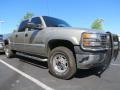 2002 Pewter Metallic GMC Sierra 2500HD SL Crew Cab  photo #4