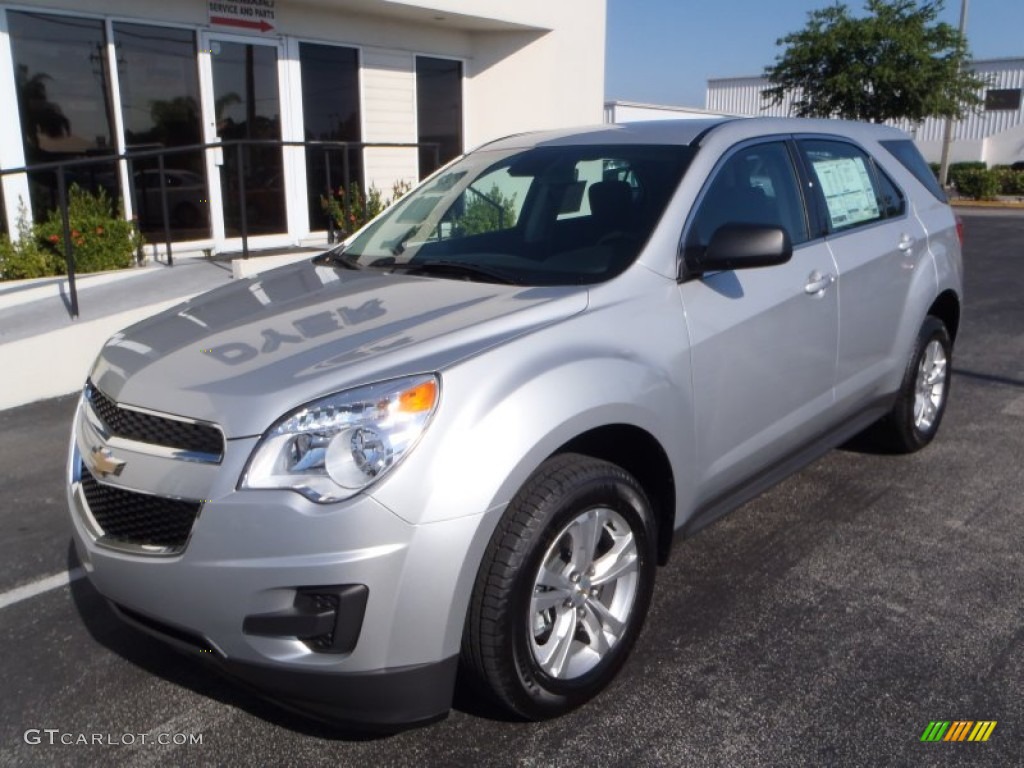 2013 Equinox LS - Silver Ice Metallic / Jet Black photo #1