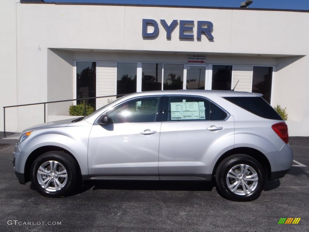 2013 Equinox LS - Silver Ice Metallic / Jet Black photo #3
