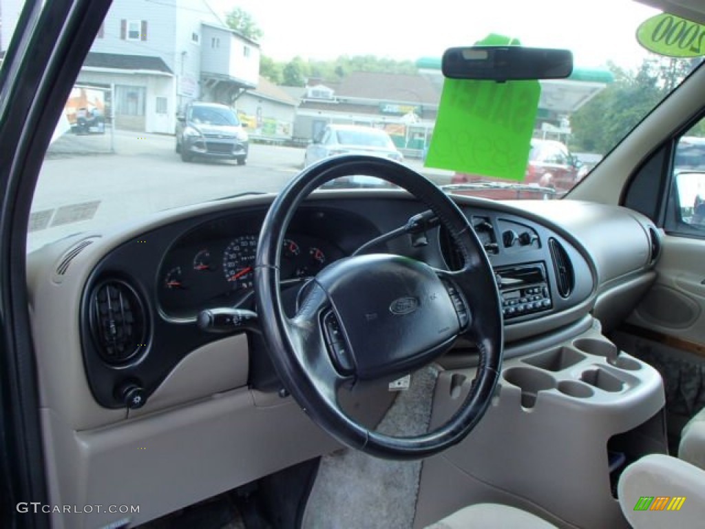 2000 Ford E Series Van E150 Passenger Conversion Medium Parchment Dashboard Photo #80977870
