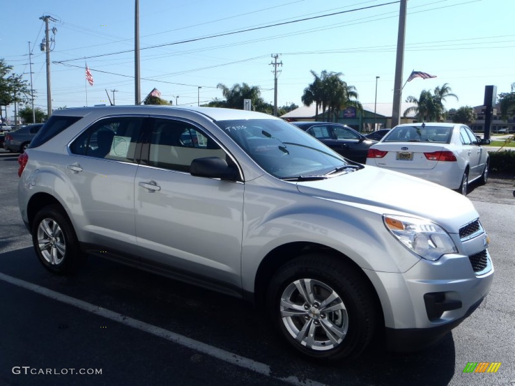 2013 Equinox LS - Silver Ice Metallic / Jet Black photo #6