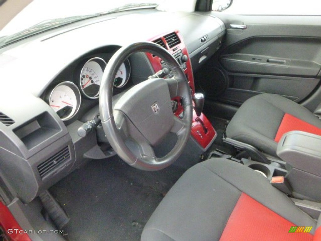 Dark Slate Gray/Red Interior 2008 Dodge Caliber R/T AWD Photo #80978321