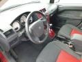 2008 Dodge Caliber Dark Slate Gray/Red Interior Prime Interior Photo
