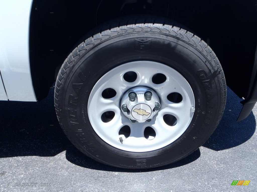 2013 Silverado 1500 Work Truck Regular Cab - Summit White / Dark Titanium photo #7