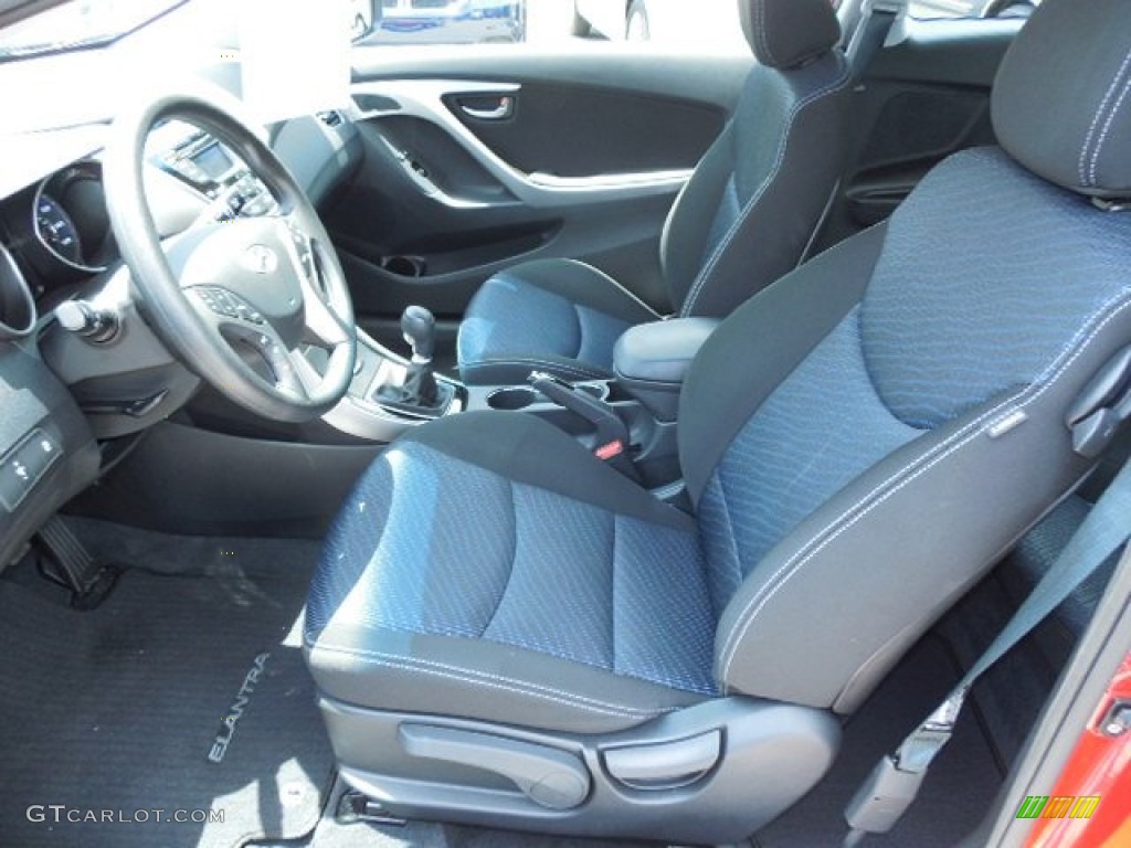 2013 Elantra Coupe GS - Volcanic Red / Gray photo #4