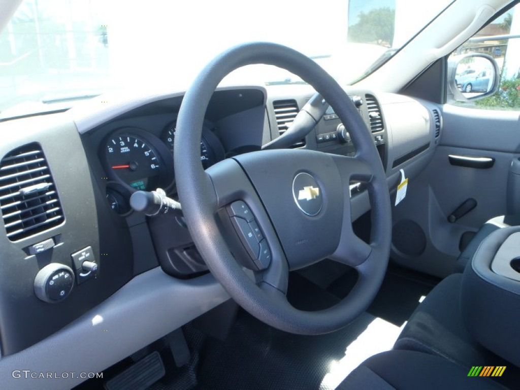 2013 Silverado 1500 Work Truck Regular Cab - Summit White / Dark Titanium photo #11