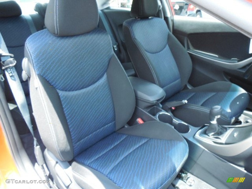 2013 Elantra Coupe GS - Volcanic Red / Gray photo #13