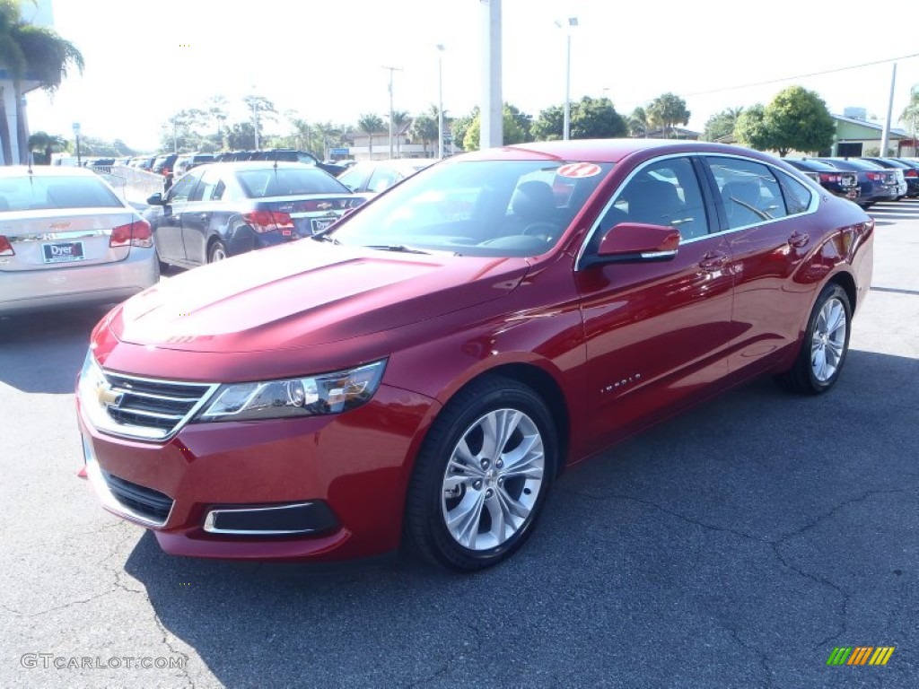 2014 Impala LT - Crystal Red Tintcoat / Jet Black/Brownstone photo #1
