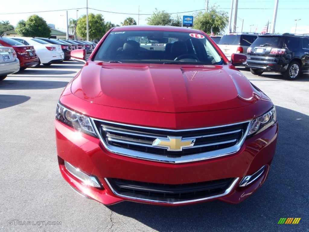 2014 Impala LT - Crystal Red Tintcoat / Jet Black/Brownstone photo #2