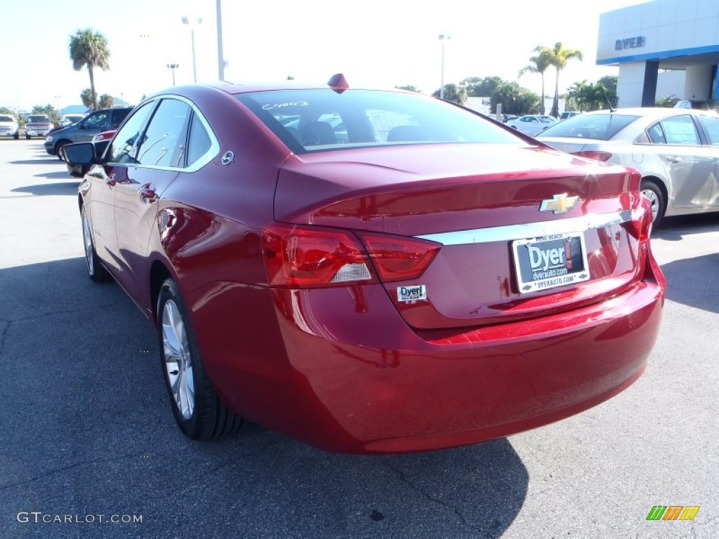 2014 Impala LT - Crystal Red Tintcoat / Jet Black/Brownstone photo #4