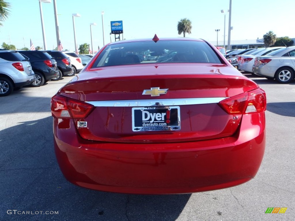 2014 Impala LT - Crystal Red Tintcoat / Jet Black/Brownstone photo #5