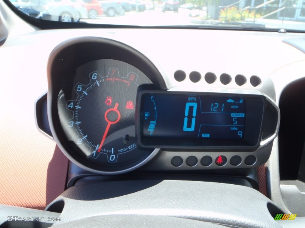 2013 Chevrolet Sonic LT Sedan Gauges Photo #80980121