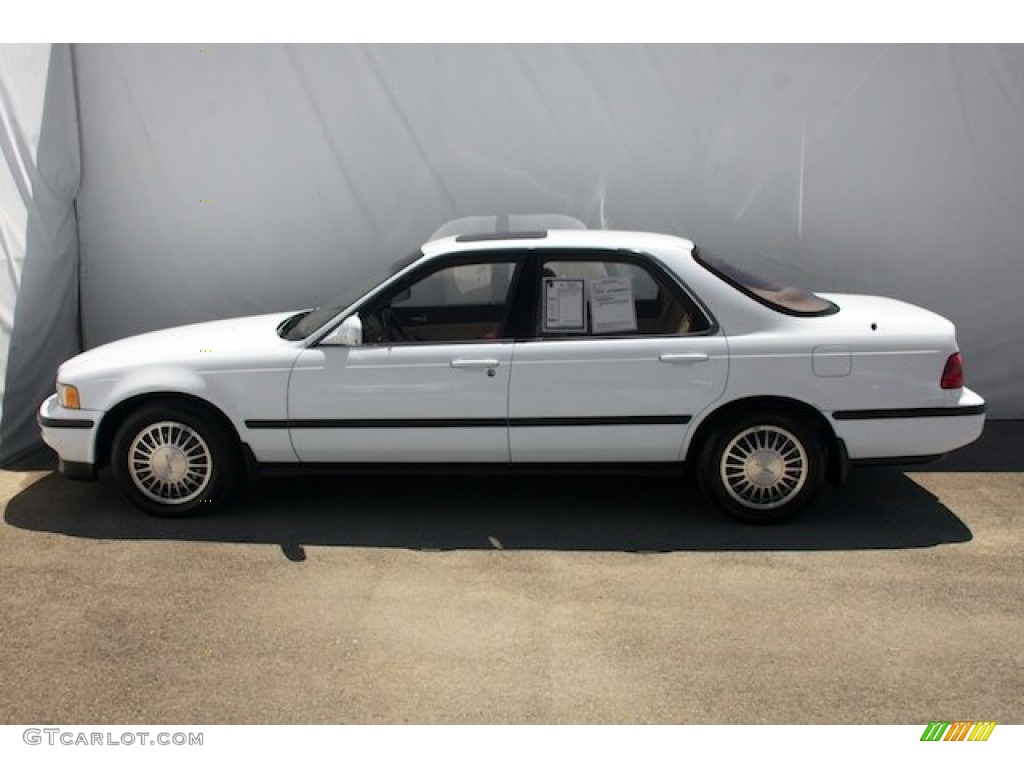Frost White 1991 Acura Legend L Sedan Exterior Photo #80981067
