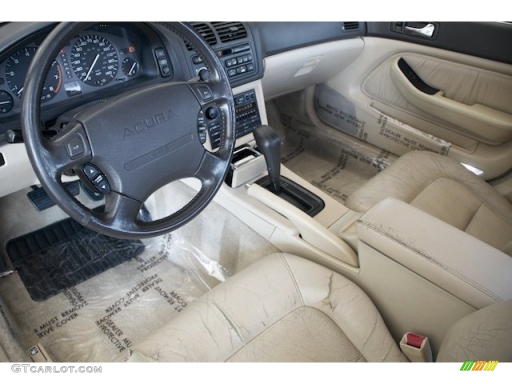 Beige Interior 1991 Acura Legend L Sedan Photo #80981172