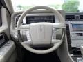 2010 Lincoln Navigator Limited Stone/Charcoal Interior Steering Wheel Photo