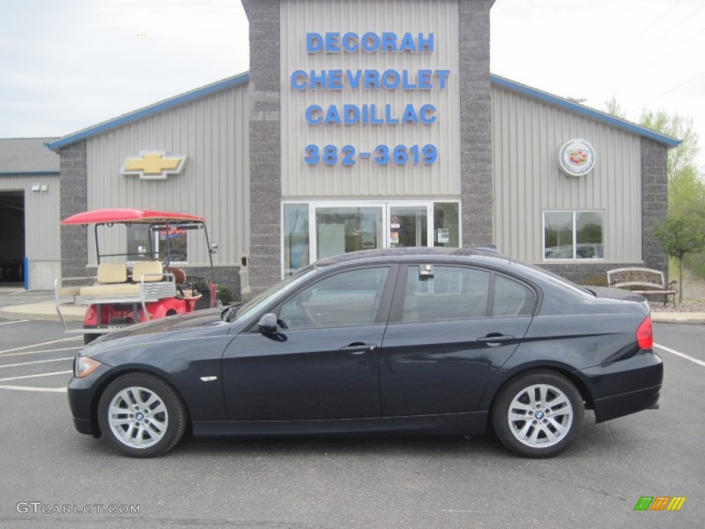 2006 3 Series 325xi Sedan - Monaco Blue Metallic / Beige photo #1