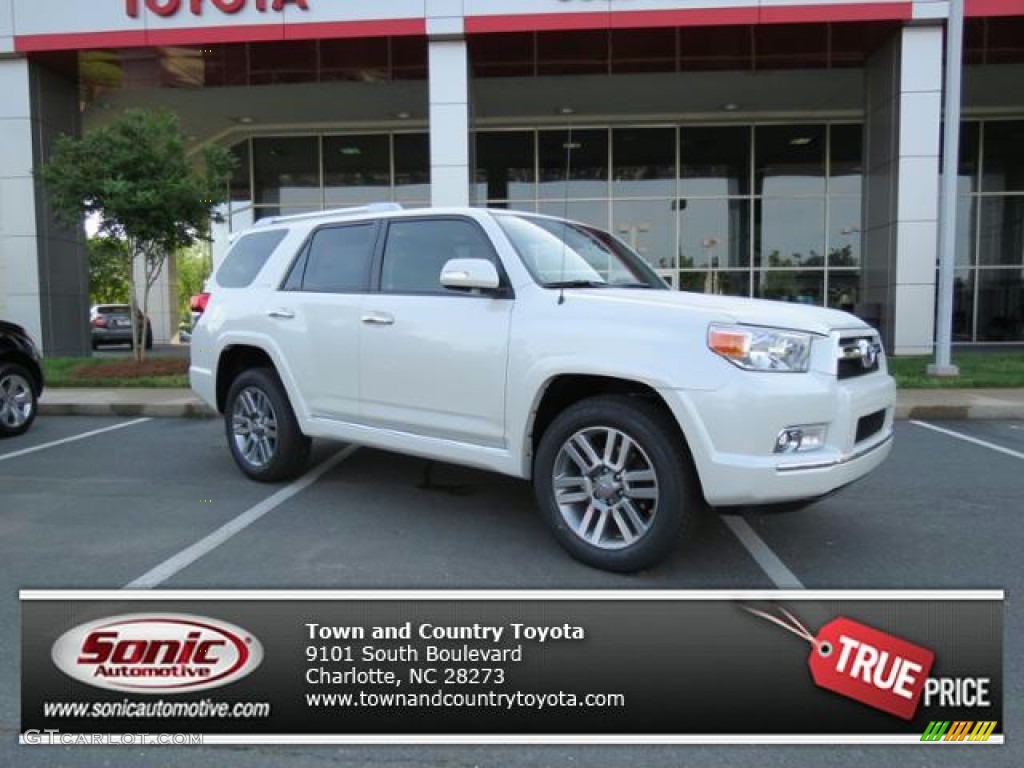 2013 4Runner Limited 4x4 - Blizzard White Pearl / Black Leather photo #1