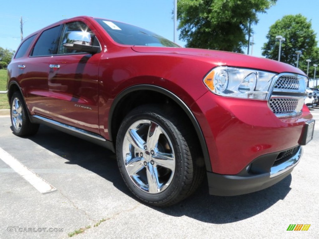 Deep Cherry Red Crystal Pearl 2013 Dodge Durango Citadel Exterior Photo #80982563