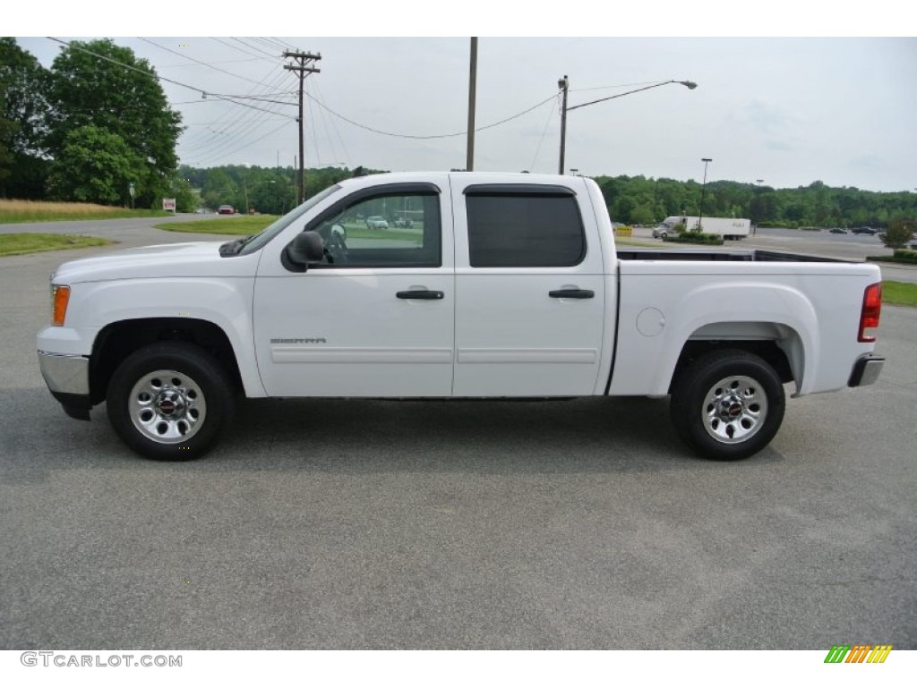 Summit White 2011 GMC Sierra 1500 SLE Crew Cab Exterior Photo #80982597