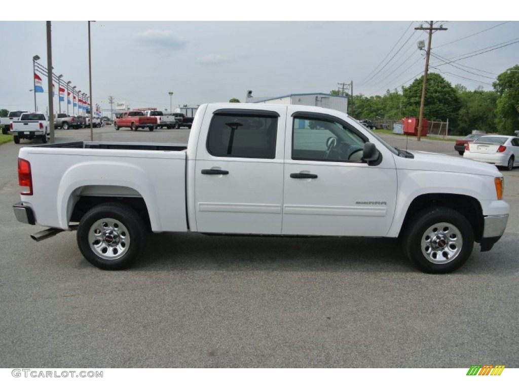 Summit White 2011 GMC Sierra 1500 SLE Crew Cab Exterior Photo #80982669