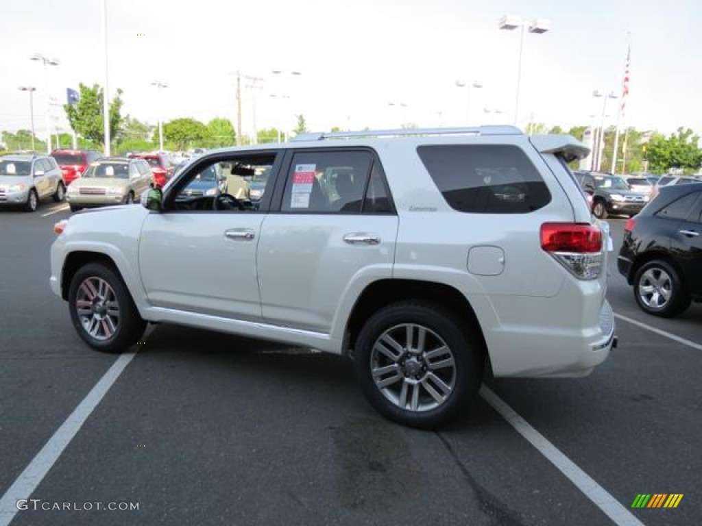 2013 4Runner Limited 4x4 - Blizzard White Pearl / Black Leather photo #18