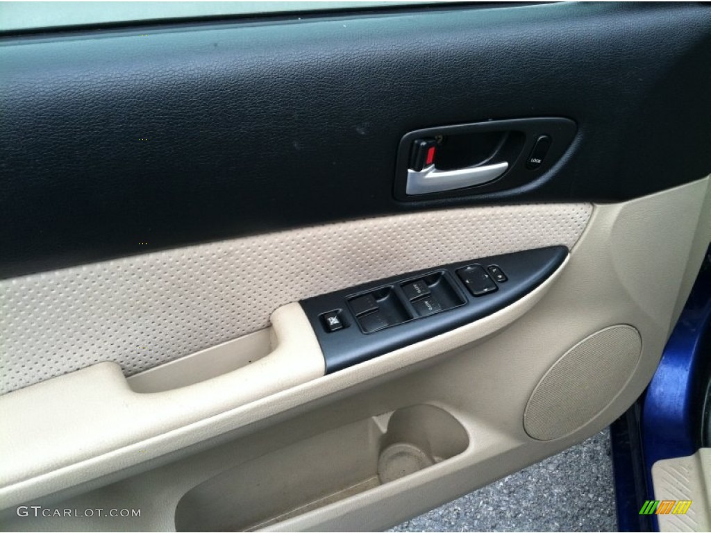 2006 MAZDA6 i Sedan - Lapis Blue Metallic / Beige photo #7