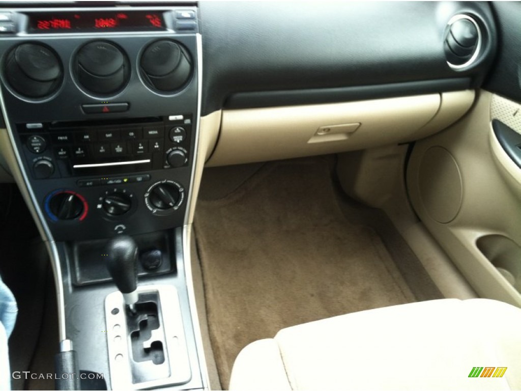 2006 MAZDA6 i Sedan - Lapis Blue Metallic / Beige photo #10