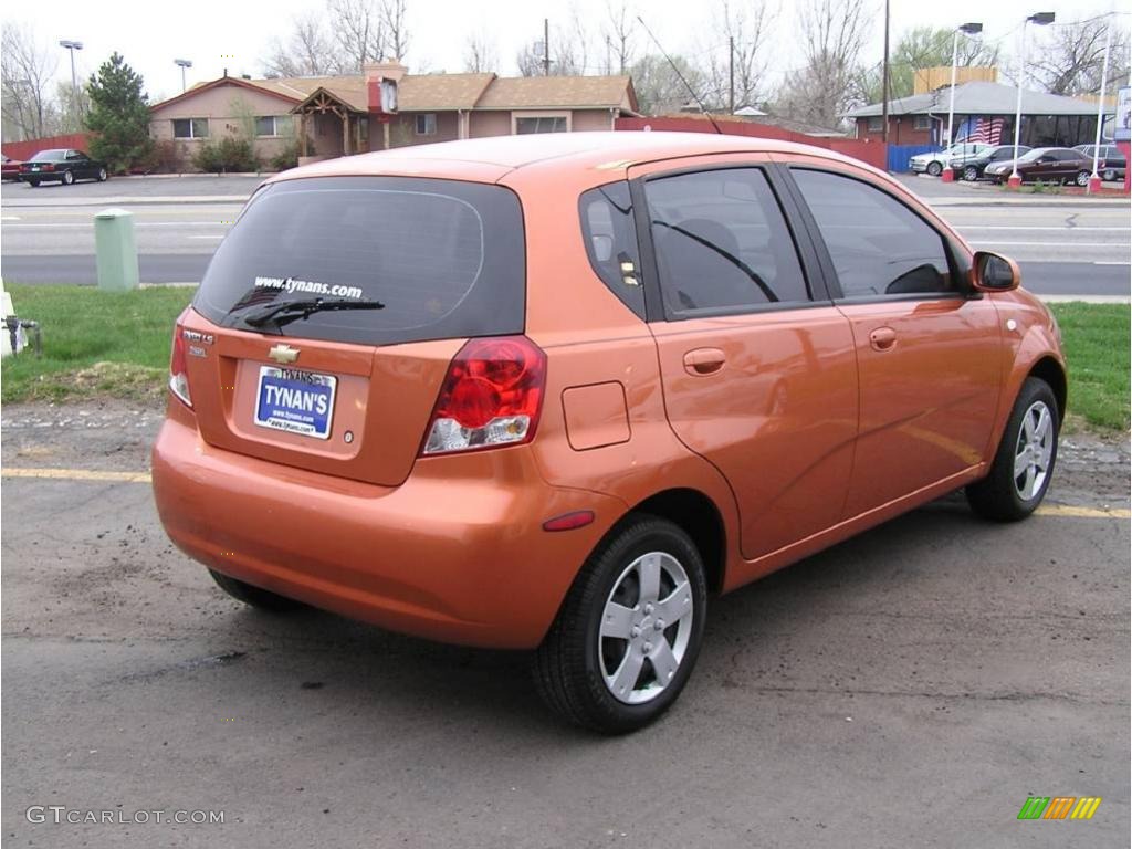 2006 Spicy Orange Chevrolet Aveo LS Hatchback 8087063