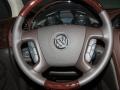 2013 Buick Enclave Cocoa Leather Interior Steering Wheel Photo