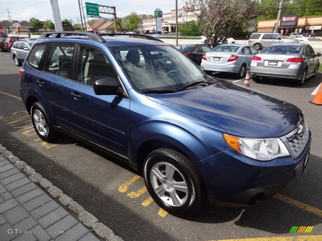 Marine Blue Pearl 2013 Subaru Forester 2.5 X Exterior Photo #80984444