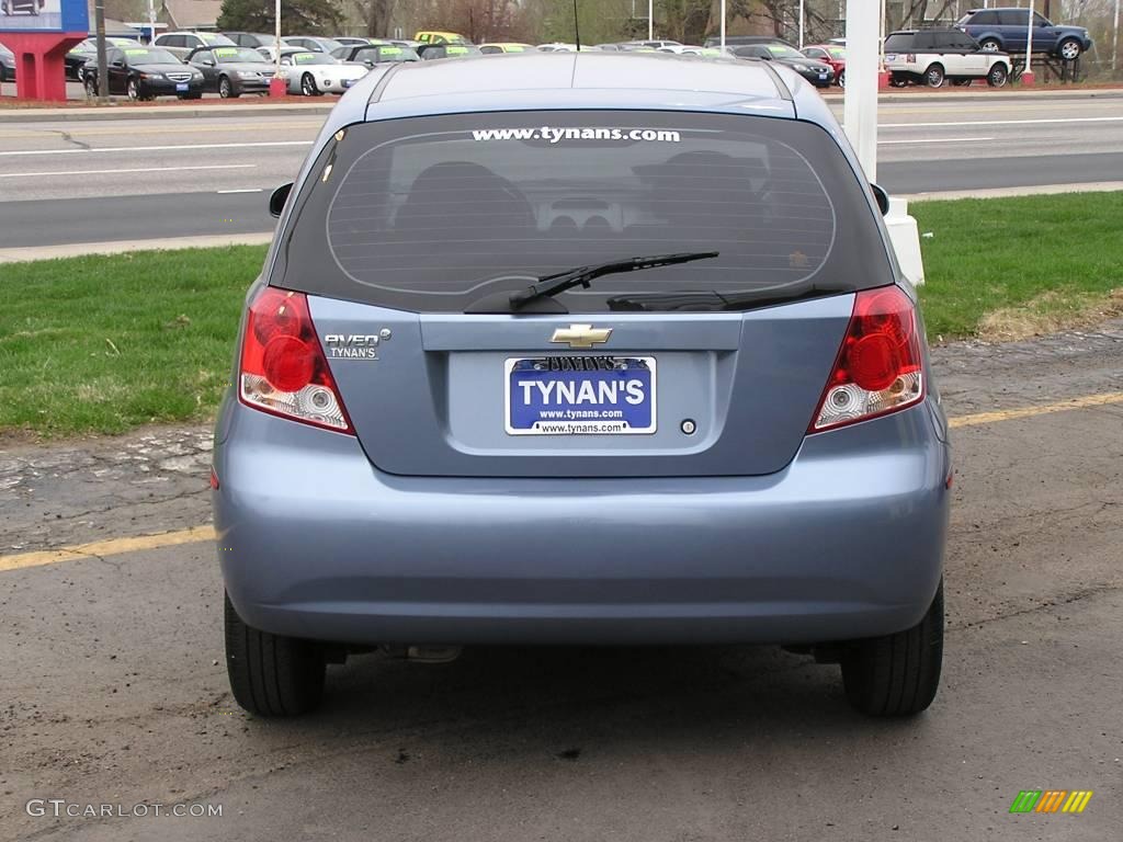 2007 Aveo 5 Hatchback - Icelandic Blue / Charcoal Black photo #3