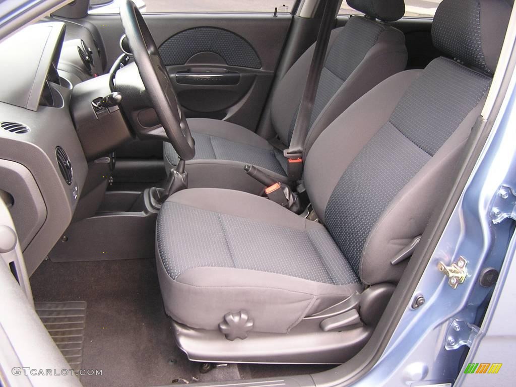 2007 Aveo 5 Hatchback - Icelandic Blue / Charcoal Black photo #6