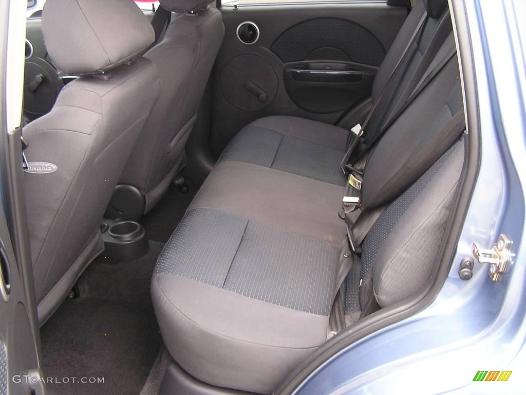 2007 Aveo 5 Hatchback - Icelandic Blue / Charcoal Black photo #7