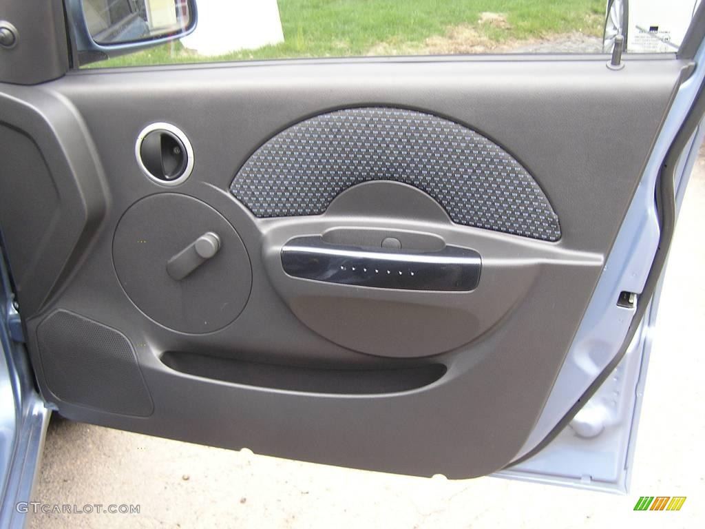 2007 Aveo 5 Hatchback - Icelandic Blue / Charcoal Black photo #13