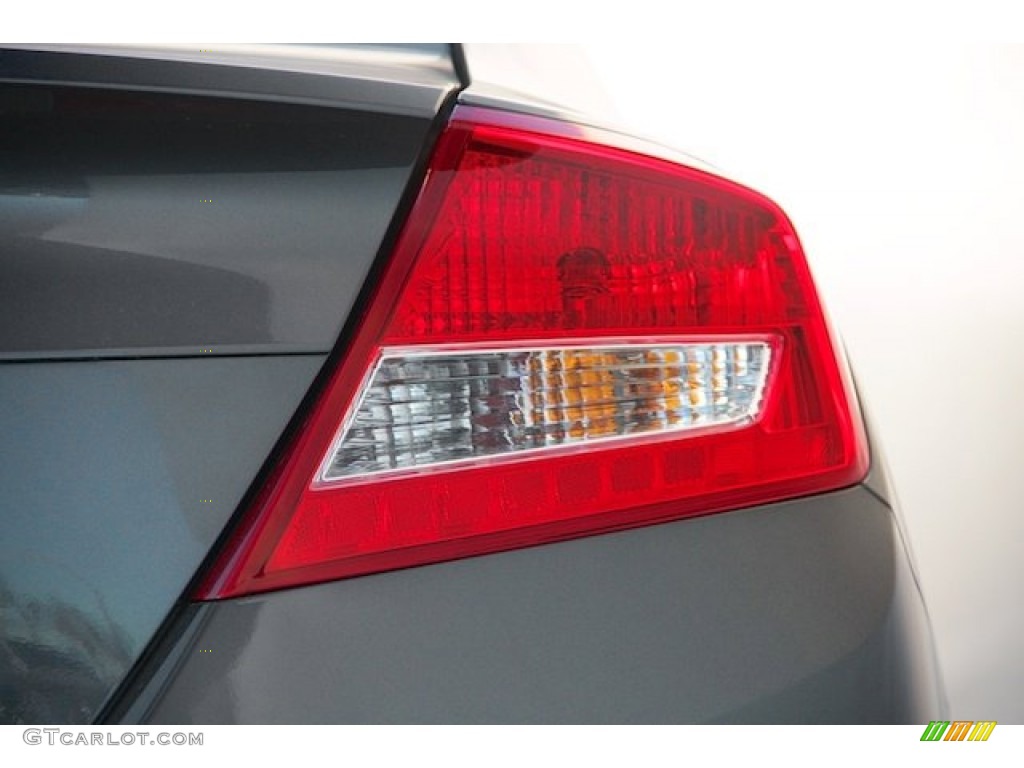 2013 Civic LX Coupe - Polished Metal Metallic / Gray photo #4