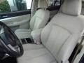 Warm Ivory 2010 Subaru Outback 2.5i Premium Wagon Interior Color