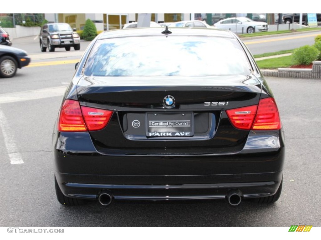 2011 3 Series 335i xDrive Sedan - Jet Black / Black photo #5