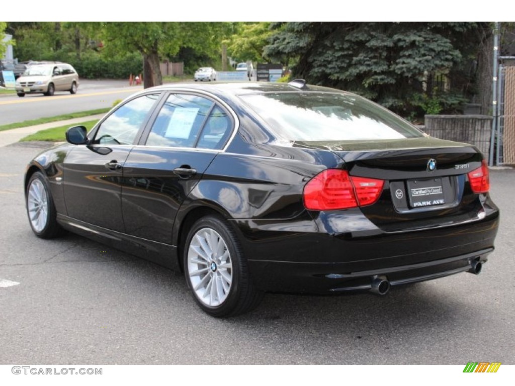 2011 3 Series 335i xDrive Sedan - Jet Black / Black photo #6