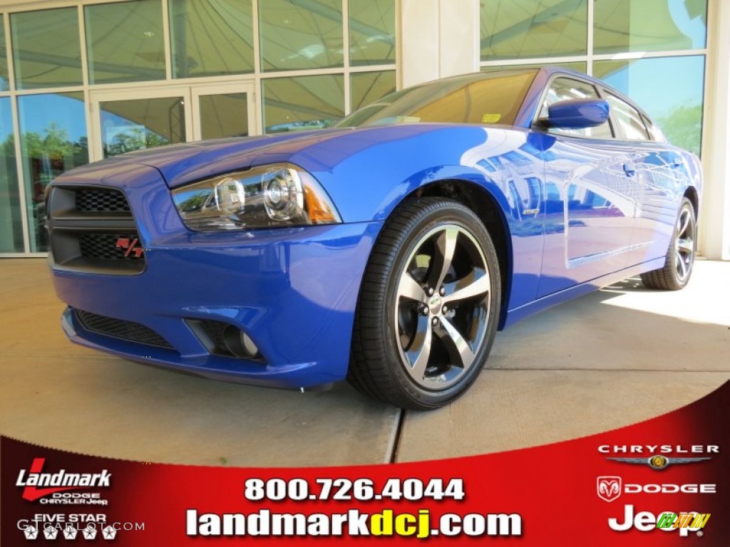 Daytona Blue Pearl Dodge Charger