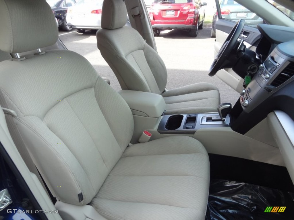 2010 Outback 2.5i Premium Wagon - Azurite Blue Pearl / Warm Ivory photo #21