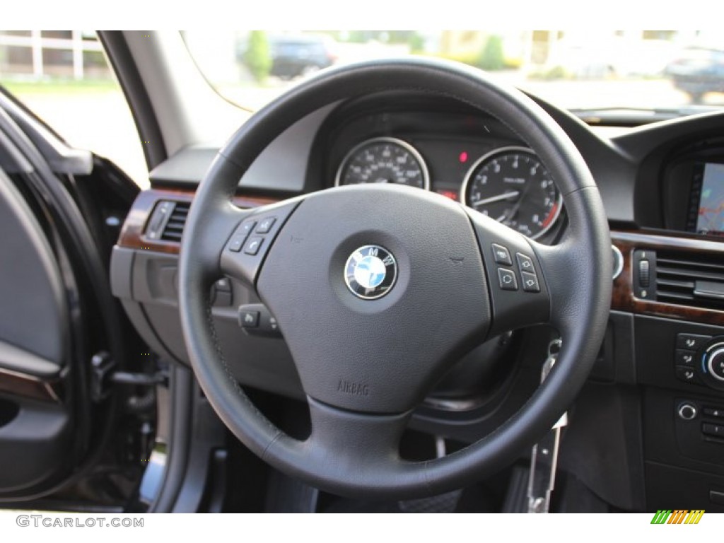 2011 3 Series 335i xDrive Sedan - Jet Black / Black photo #15